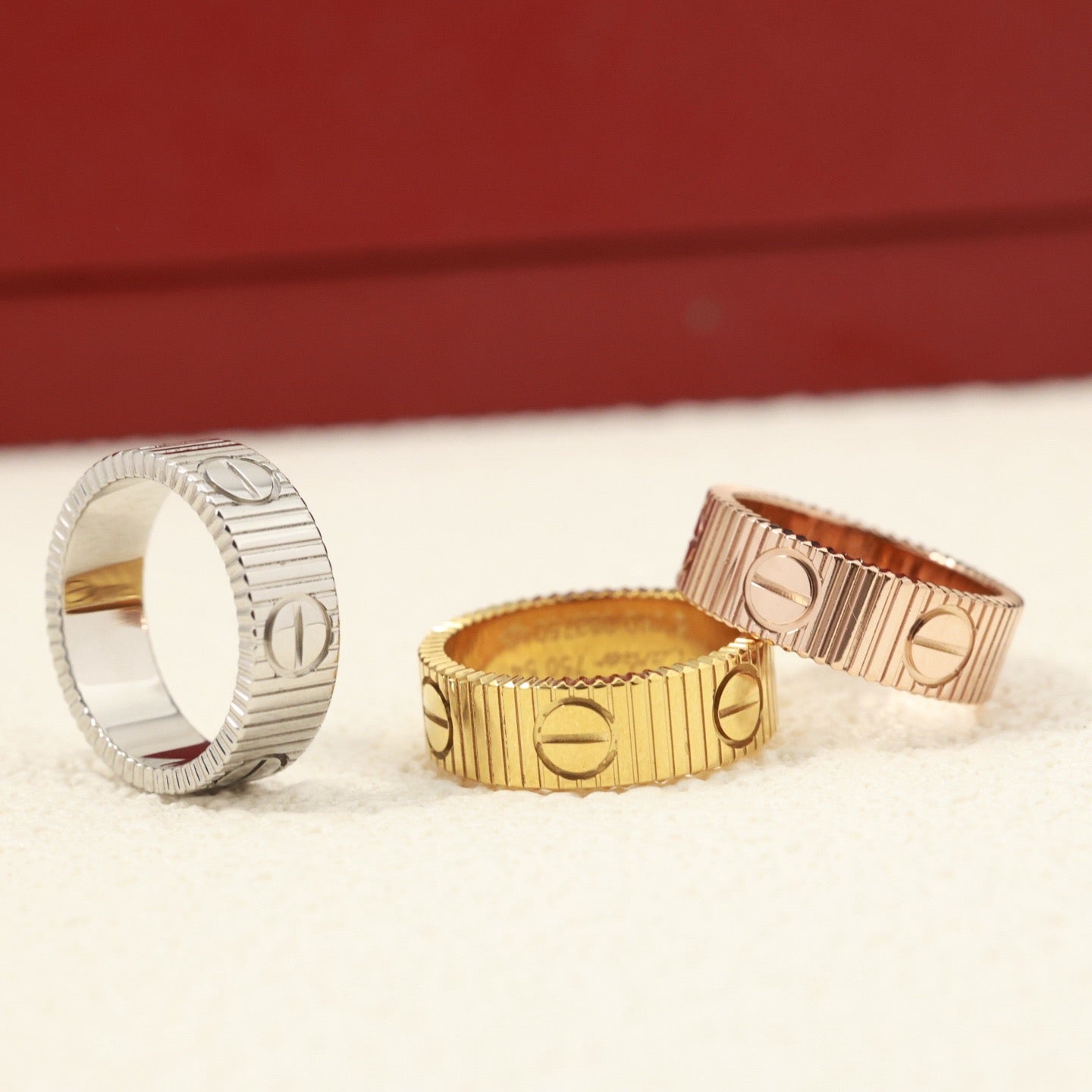 [Rose Tomorrow] 2025 NEW LOVE RING BRUSHED STYLE