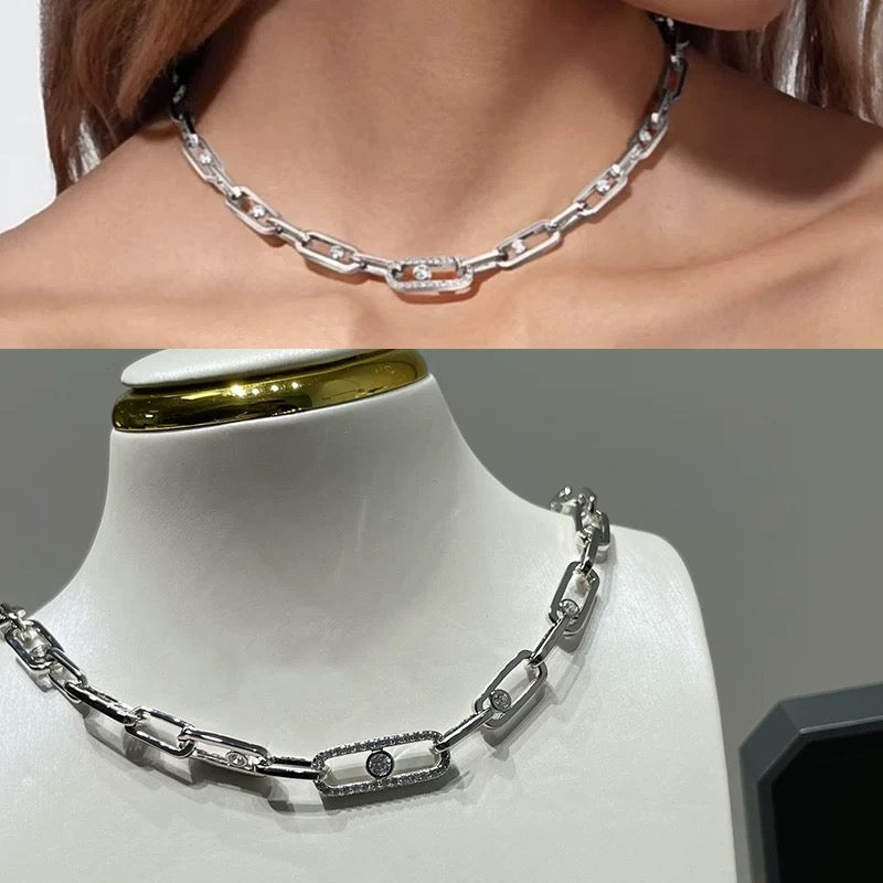 [✨Rose💎]MOVE COLLECTION DIAMOND NECKLACE