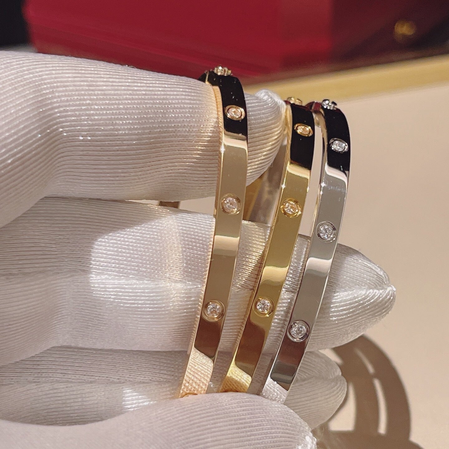 [Rose Tomorrow]LOVE BRACELET 3.65MM 10 DIAMONDS