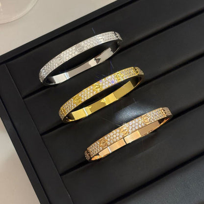 [Rose Tomorrow]LOVE BRACELET 6.1MM DIAMOND-PAVED