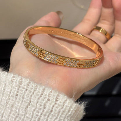 [Rose Tomorrow]LOVE BRACELET 6.1MM DIAMOND-PAVED