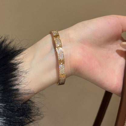 [Rose Tomorrow]LOVE BRACELET 6.1MM DIAMOND-PAVED