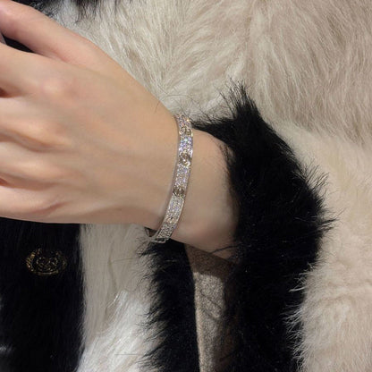 [Rose Tomorrow]LOVE BRACELET 6.1MM DIAMOND-PAVED