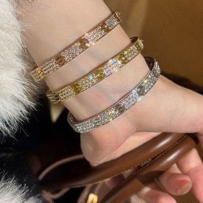 [Rose Tomorrow]LOVE BRACELET 6.1MM DIAMOND-PAVED