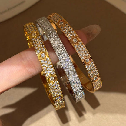 [Rose Tomorrow]LOVE BRACELET 6.1MM DIAMOND-PAVED 10 BIG DIAMONDS