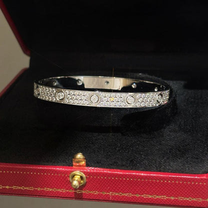[Rose Tomorrow]LOVE BRACELET 6.1MM DIAMOND-PAVED 10 BIG DIAMONDS
