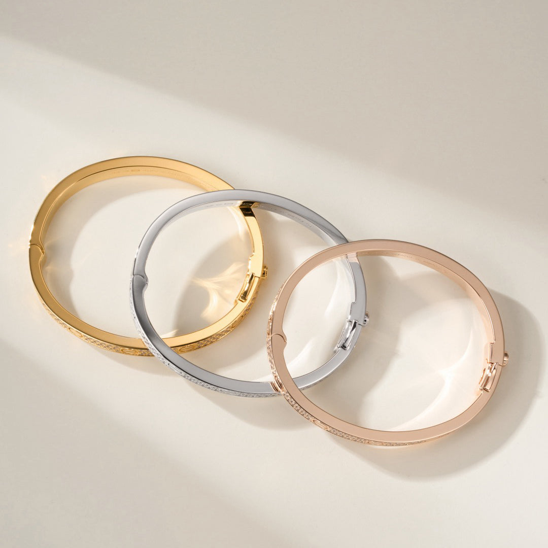 [Rose Tomorrow]LOVE BRACELET 6.1MM DIAMOND-PAVED