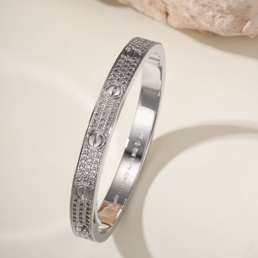 [Rose Tomorrow]LOVE BRACELET 6.1MM DIAMOND-PAVED
