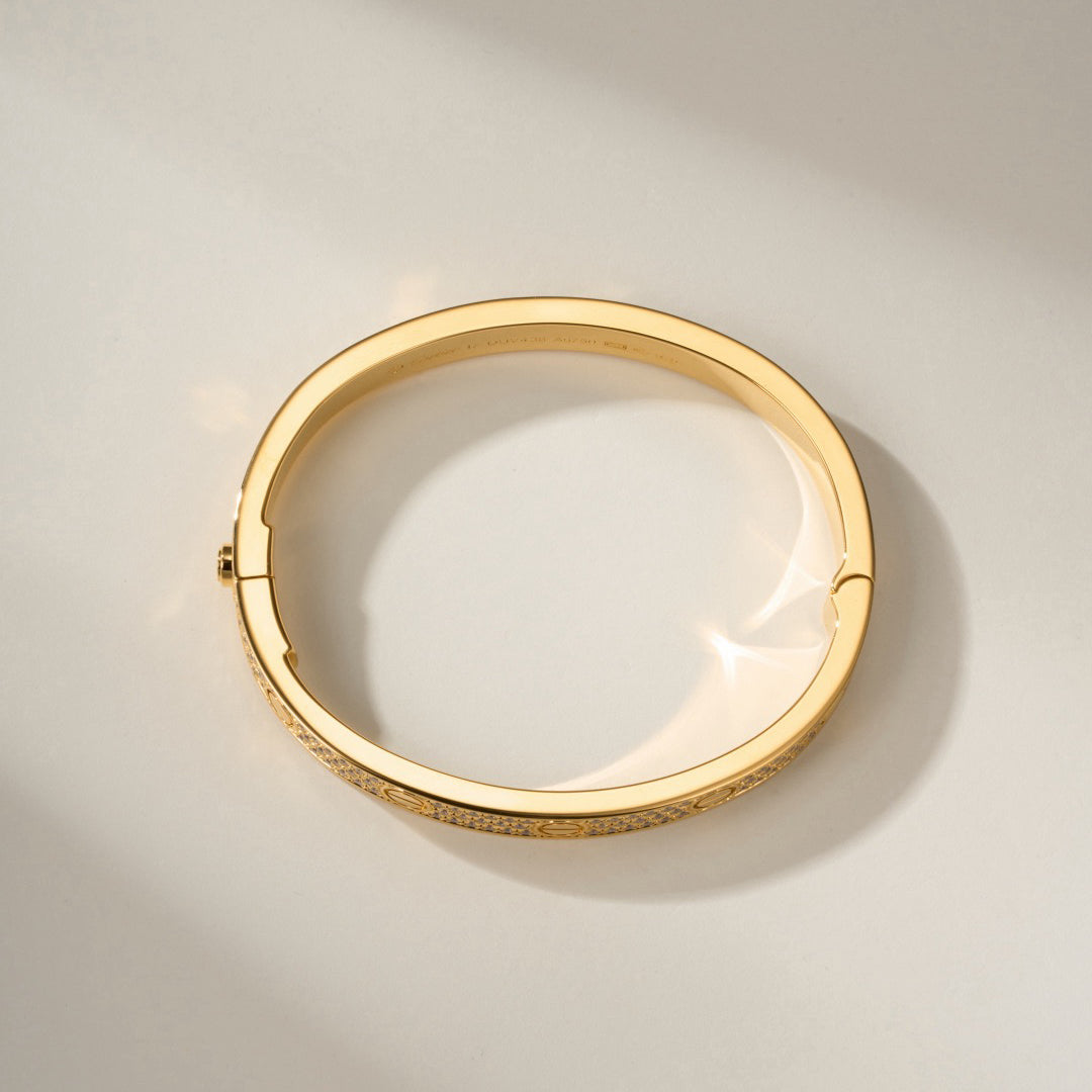 [Rose Tomorrow]LOVE BRACELET 6.1MM DIAMOND-PAVED