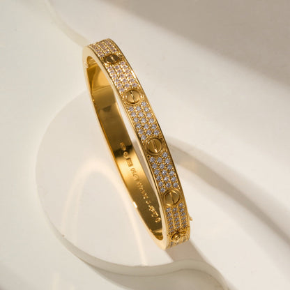 [Rose Tomorrow]LOVE BRACELET 6.1MM DIAMOND-PAVED