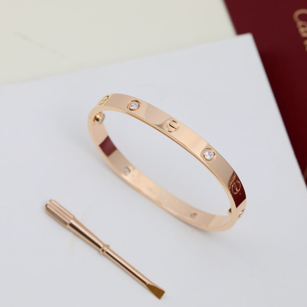 [Rose Tomorrow]LOVE BRACELET 6.1MM 4 DIAMONDS