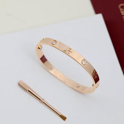 [Rose Tomorrow]LOVE BRACELET 6.1MM 4 DIAMONDS