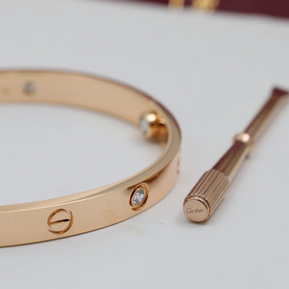 [Rose Tomorrow]LOVE BRACELET 6.1MM 4 DIAMONDS