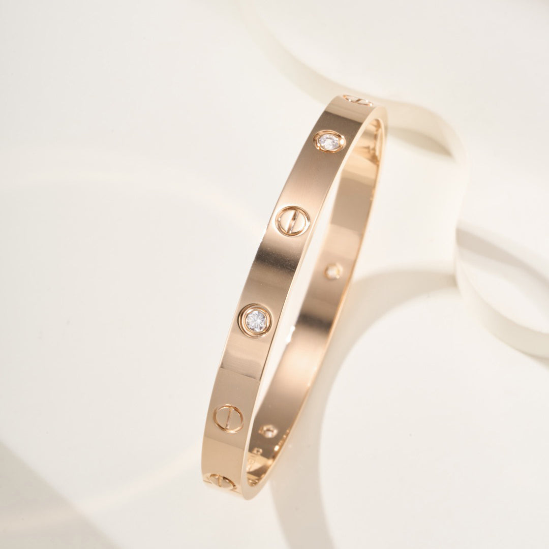 [Rose Tomorrow]LOVE BRACELET 6.1MM 4 DIAMONDS