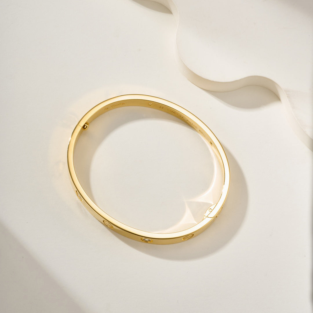 [Rose Tomorrow]LOVE BRACELET 6.1MM 4 DIAMONDS