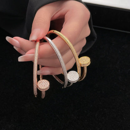 [Rose Tomorrow]JUSTE BRACELET 3.5MM ALL DIAMONDS