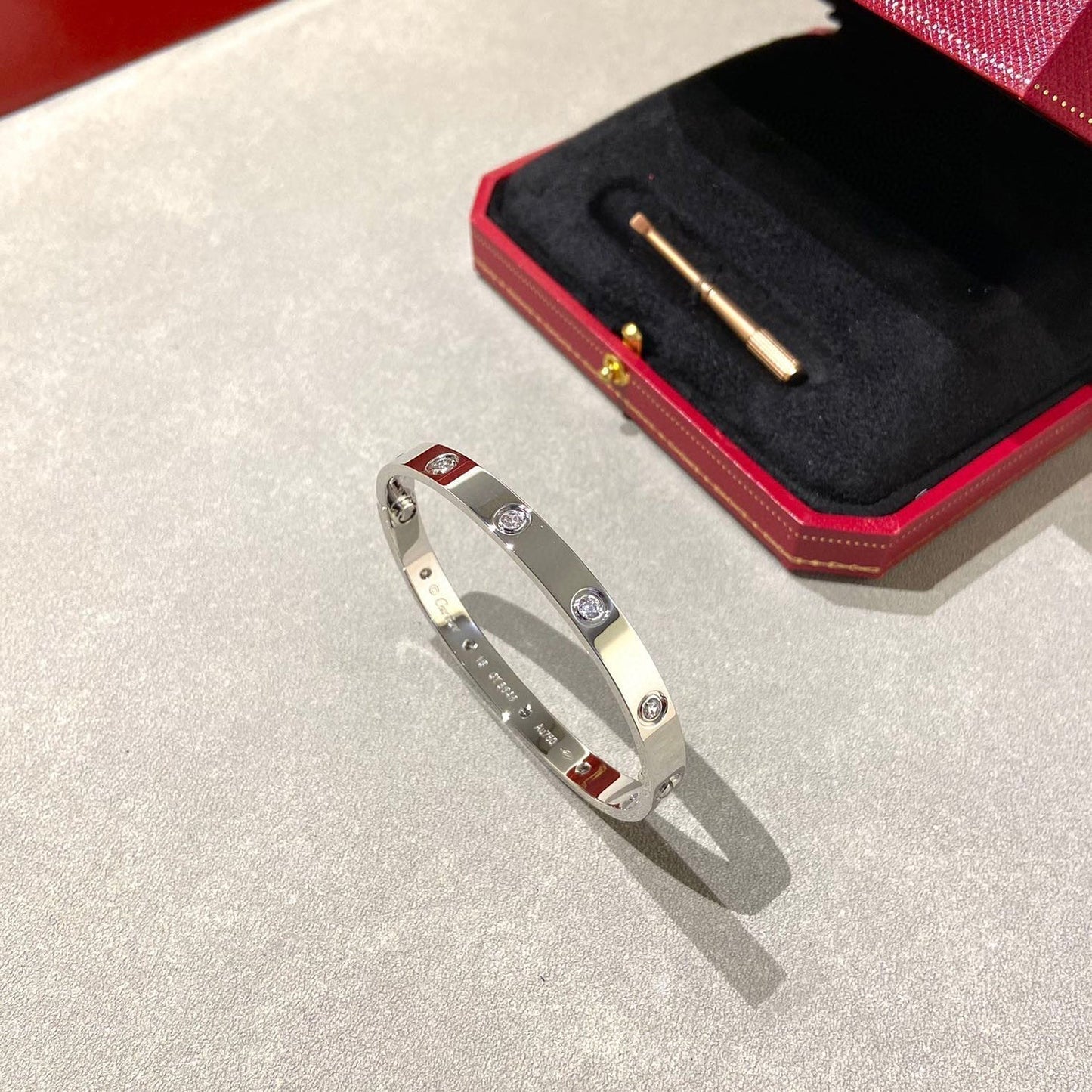 [Rose Tomorrow]LOVE BRACELET 6.1MM 10 DIAMONDS