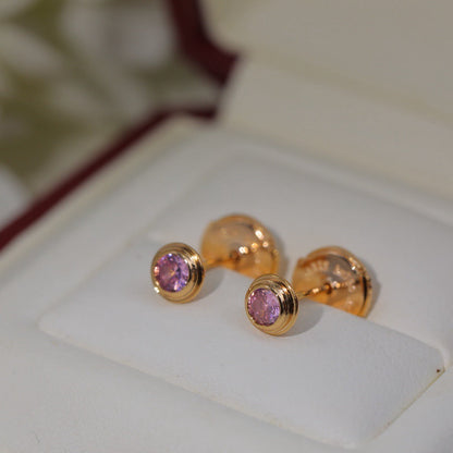 [Rose Tomorrow]DAMOUR PING DIAMOND EARRINGS