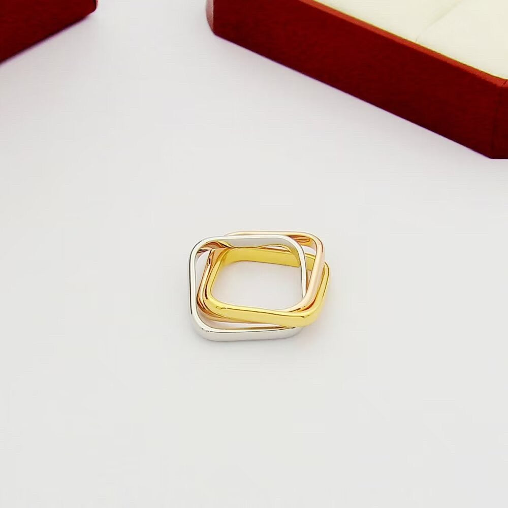 [Rose Tomorrow]TRINITY 3.5MM CUSHION RING COLLECTION