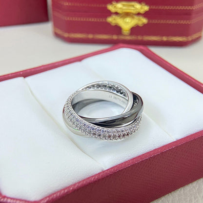 [Rose Tomorrow]TRINITY 3.2MM RING BLACK CERAMIC