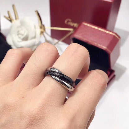 [Rose Tomorrow]TRINITY 3.2MM RING BLACK CERAMIC