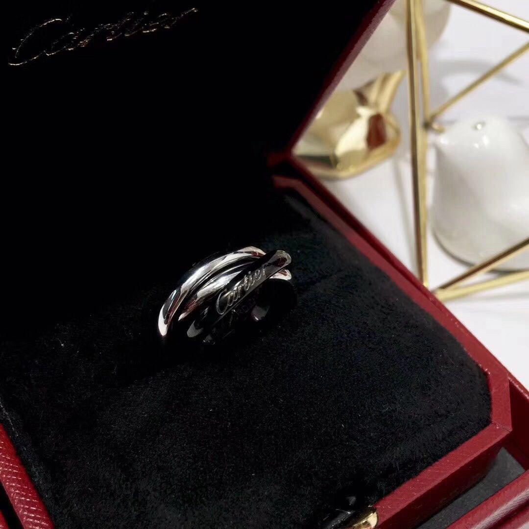 [Rose Tomorrow]TRINITY 3.2MM RING BLACK CERAMIC