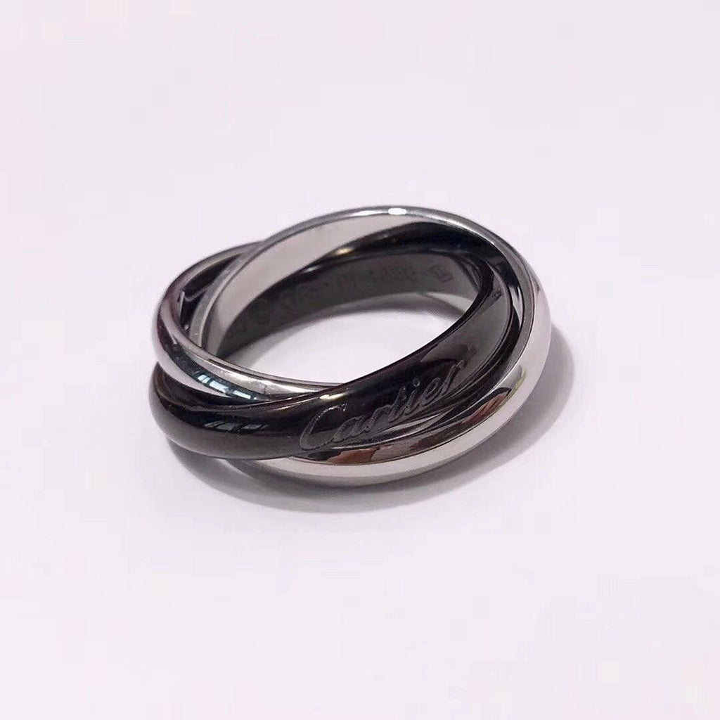 [Rose Tomorrow]TRINITY 3.2MM RING BLACK CERAMIC