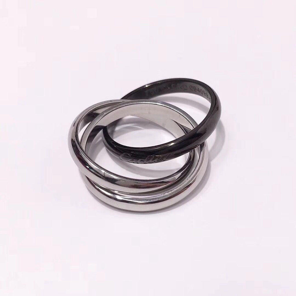 [Rose Tomorrow]TRINITY 3.2MM RING BLACK CERAMIC
