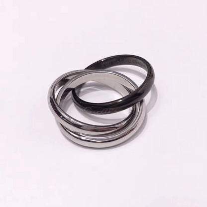 [Rose Tomorrow]TRINITY 3.2MM RING BLACK CERAMIC