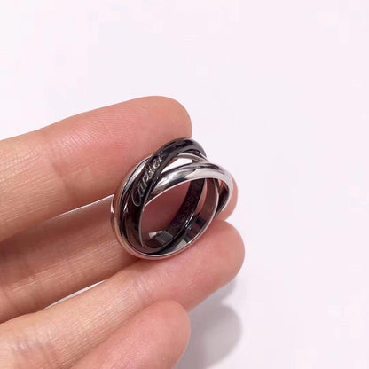 [Rose Tomorrow]TRINITY 3.2MM RING BLACK CERAMIC