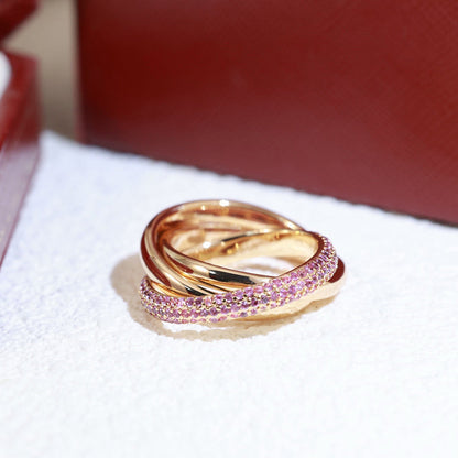 [Rose Tomorrow]TRINITY 3.2MM RING PINK DIAMOND