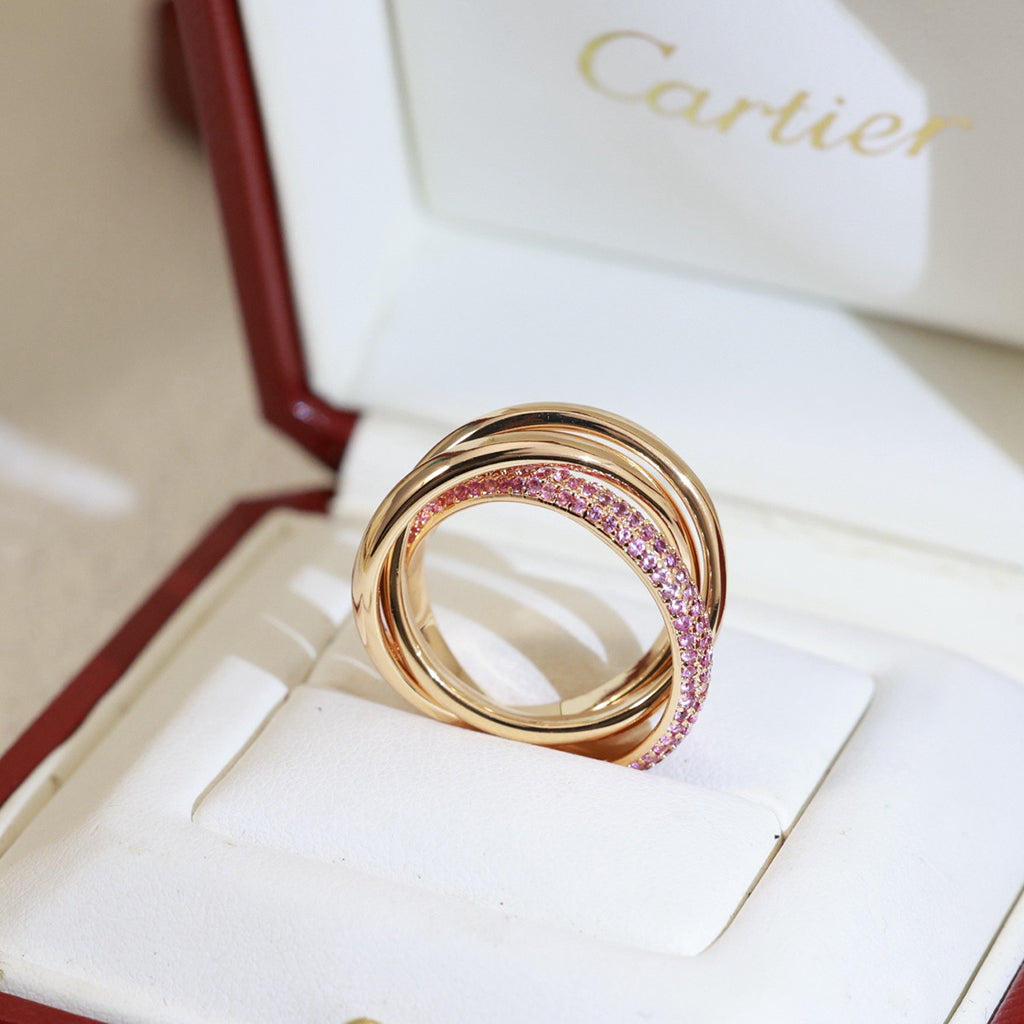[Rose Tomorrow]TRINITY 3.2MM RING PINK DIAMOND