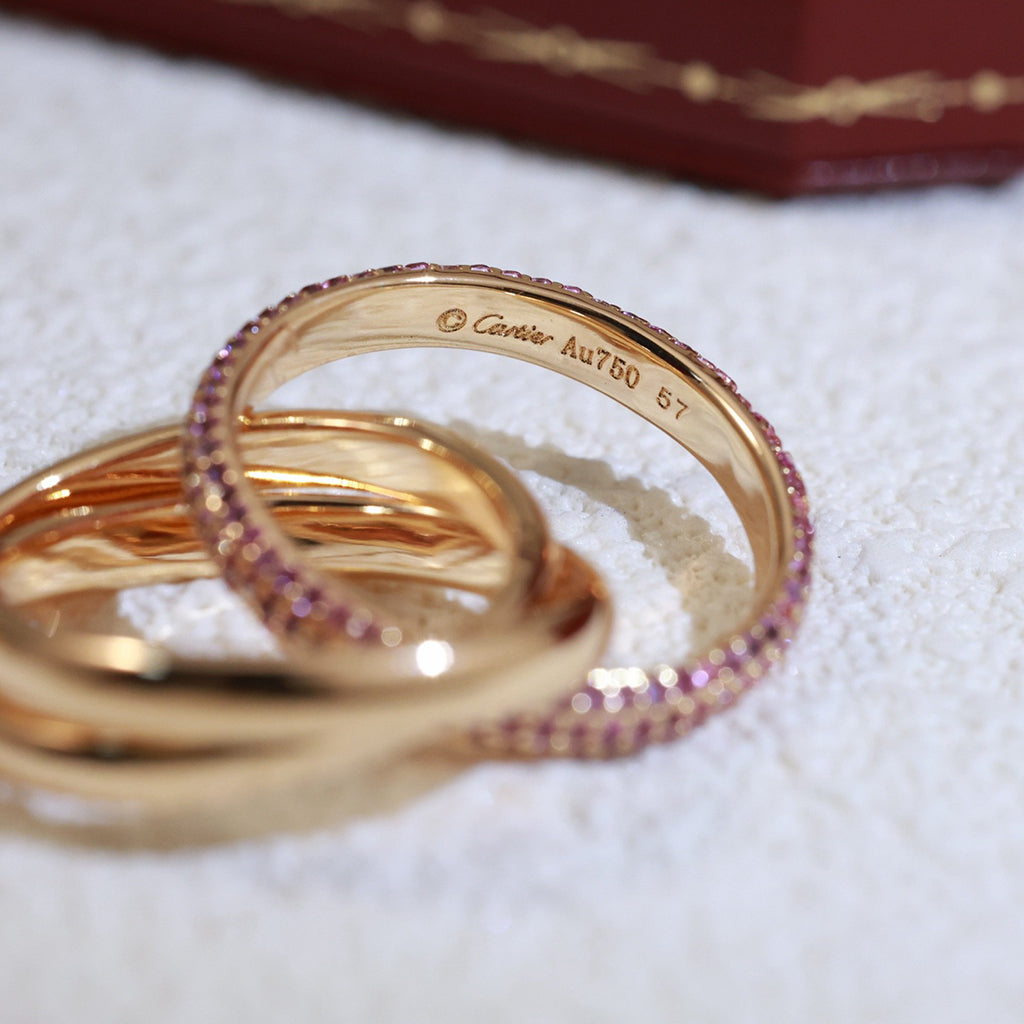 [Rose Tomorrow]TRINITY 3.2MM RING PINK DIAMOND