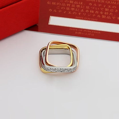 [Rose Tomorrow]TRINITY 3.5MM CUSHION RING COLLECTION