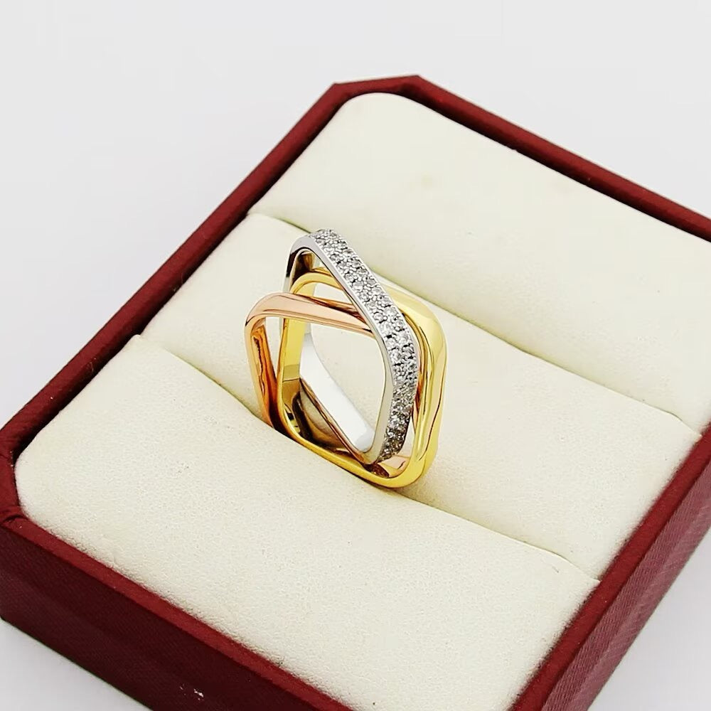 [Rose Tomorrow]TRINITY 3.5MM CUSHION RING COLLECTION