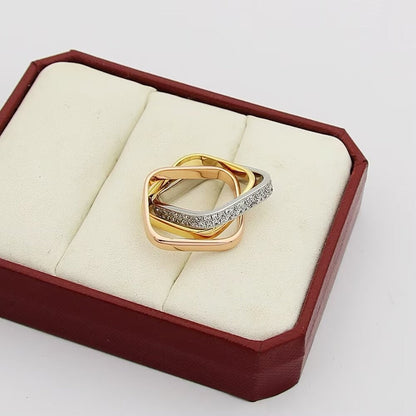 [Rose Tomorrow]TRINITY 3.5MM CUSHION RING COLLECTION