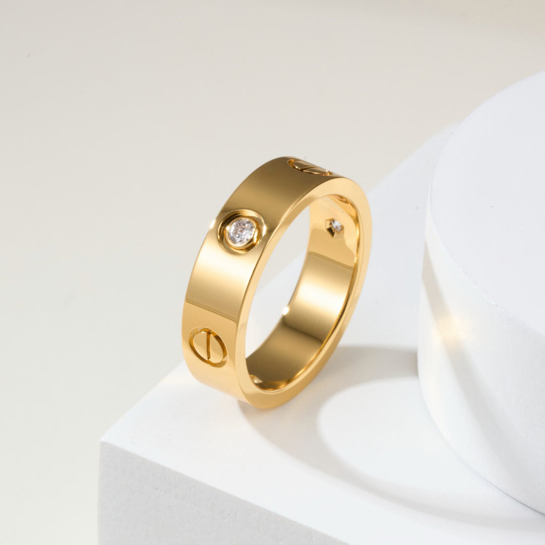 [Rose Tomorrow]LOVE 4MM 1 DIAMOND RING