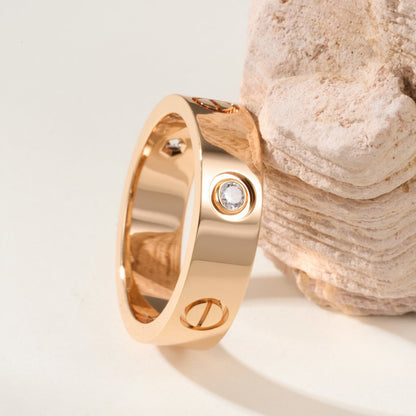 [Rose Tomorrow]LOVE 4MM 1 DIAMOND RING