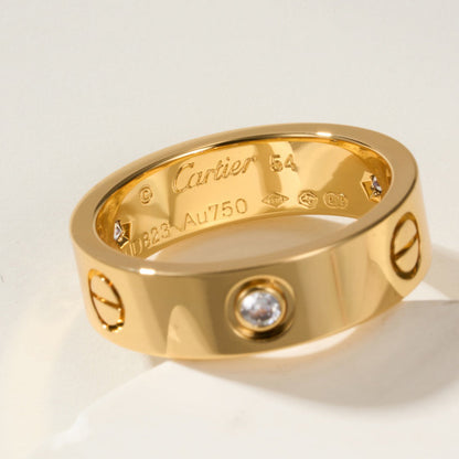 [Rose Tomorrow]LOVE 4MM 1 DIAMOND RING