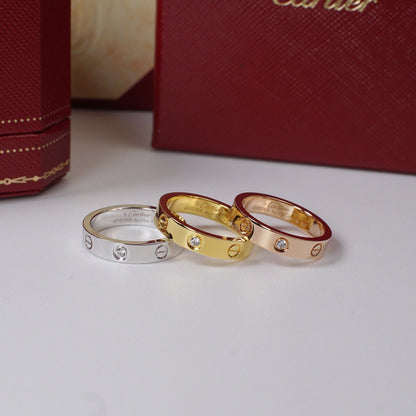 [Rose Tomorrow]LOVE 4MM 1 DIAMOND RING