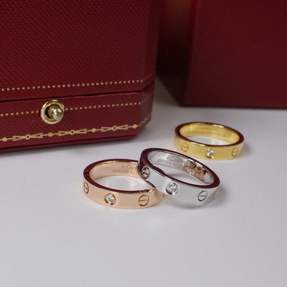[Rose Tomorrow]LOVE 4MM 1 DIAMOND RING