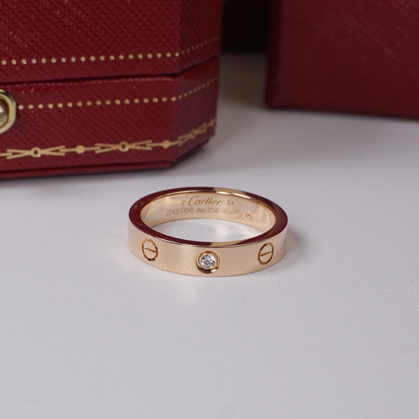 [Rose Tomorrow]LOVE 4MM 1 DIAMOND RING