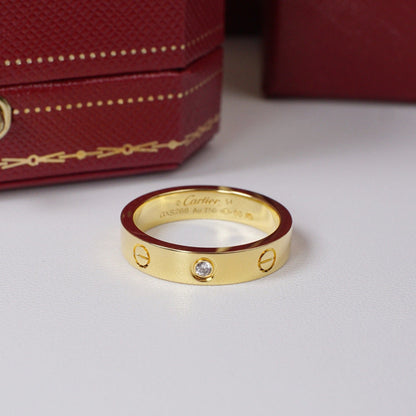 [Rose Tomorrow]LOVE 4MM 1 DIAMOND RING