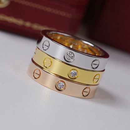 [Rose Tomorrow]LOVE 4MM 1 DIAMOND RING