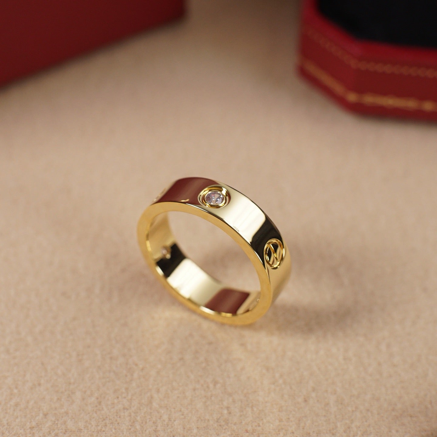 [Rose Tomorrow]LOVE 5.5MM 3 DIAMOND RING