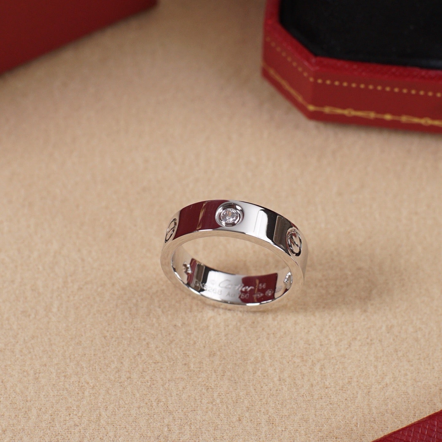 [Rose Tomorrow]LOVE 5.5MM 3 DIAMOND RING