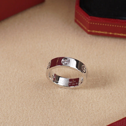 [Rose Tomorrow]LOVE 5.5MM 3 DIAMOND RING