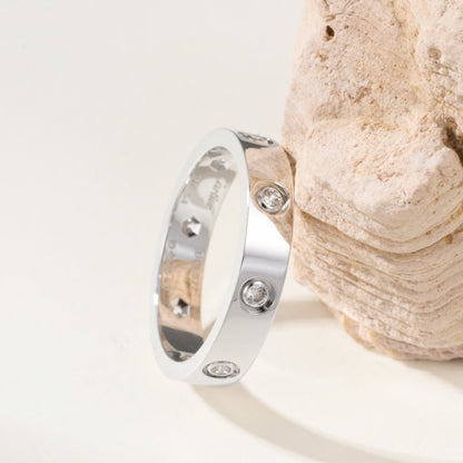 [Rose Tomorrow]LOVE 4MM 8 DIAMOND RING