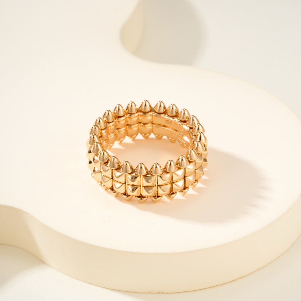 [Rose Tomorrow]CLASH 9.2MM DOUBLE ROW RING