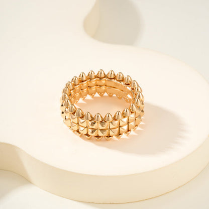 [Rose Tomorrow]CLASH 9.2MM DOUBLE ROW RING